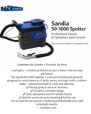 Sandia 50-1000 Spot-Xtract Commercial Extractor with Clear View Plastic Hand Tool, 3 Gallon Capacity