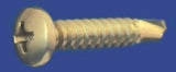 Daggerz PPSDSS080012-8 x 1/2-Inch Phillips Pan Head Self Drill 410 Stainless Steel Screws