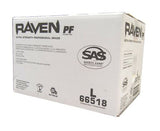 SAS Safety 66518 Raven 6 mil Black Nitrile Disposable Gloves - Large (100 Gloves per Box)