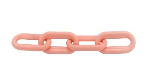 Plastic Chain Pink  1.5 Inch (6mm) 50 Feet