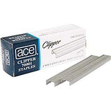 Ace Undulated Clipper Staples, 1/4