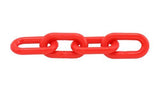 Red Plastic Chain 1.5 Inch (6mm) 50 Feet
