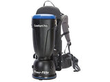Powr-Flite BP6S Comfort Pro Backpack Vacuum, 6 Quart Capacity (Pack of 4)