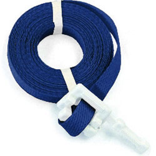 CWC Pre-Cut Strapping - 1/2" x 17', Pack of 500 (Dark Blue)