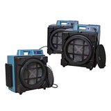 XPOWER X-4700A HEPA Air Scrubber Purification System with Built-In Power Outlets - Blue