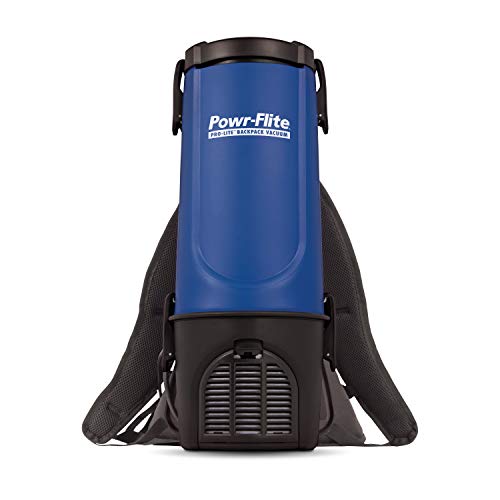 Powr-Flite Pro-Lite Corded Backpack Vacuum Cleaner Canister - Commercial Vacuum Cleaner - BP4S - 4 Quart