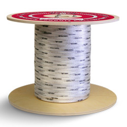 Mule Tape 3/4" x 3000', 1800 lbs Polyester Mule Tape - White w/Black Markers