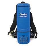 Clarke Comfort Pak 6 with Tool Kit Backpack Vacuums (9060610010), Blue