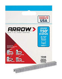 Arrow Fastener 505 1 Pack 5/16in. T50 Heavy Duty Staples, 1,250 Staples Per Pack