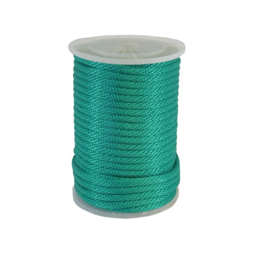 CWC 115415 5/8in Green Solid Braid Multifilament Poly Halter Rope 200ft
