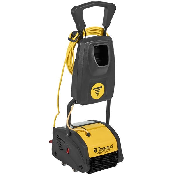 Multiwash 14 inch Commercial Floor Scrubber Machine by Powr-Flite, Power  Scrubbers for Cleaning a Variety of Hard and Soft Surface Floors, PFMW14