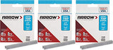 Arrow Fastener 506 Genuine T50 3/8-Inch Staples, 1250-Pack - 3 Pack