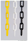 Plastic Chain 1 1/2" (6 MM) Plastic Chain in White, 125' Length