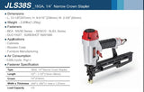 JLS38S 18 GA 1/4" Crown Narrow Crown Stapler