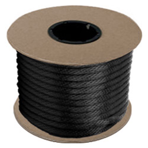 Halter - Lead Rope - Black - Braided - MFPP 27/64 x 300', 1150 lbs Tensile  (1 Spool) - CWC-115346