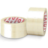 CWC Acrylic Carton Sealing Tape - 1.8 mil, 3" x 110 yds, Clear (Pack of 24 Rolls)