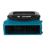 XPOWER PL-700A Low Profile Air Mover, Floor Fan, Carpet Dryer, Blower with Power Outlets for Water Damage Restoration, Commercial Cleaning and Plumbing Use - 1/3 HP, 1050 CFM, 3 Speeds (Copy)