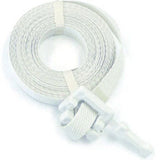 CWC Pre-Cut Strapping - 1/2" x 17', White (Pack of 500)