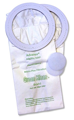 Green Klean GK-Adgil10XP Replacement Vacuum Bags (Pack of 100)