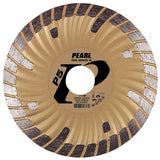 Pearl Abrasive DIA05SDG Super Dry Series SD Gold Turbo Diamond Blade 5 x .080 x 7/8-5/8 Adapter