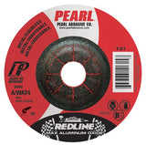 Pearl REDLINE 6" x 1/8" x 7/8" Depressed Center Grinding Wheel (Pack of 10)