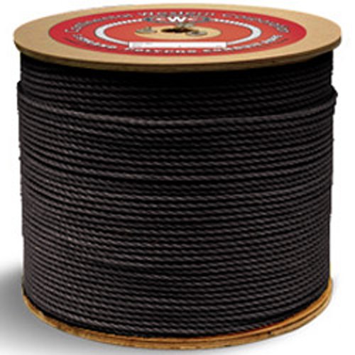 CWC 3-Strand Polypropylene Rope, Black (3/8" x 1200')