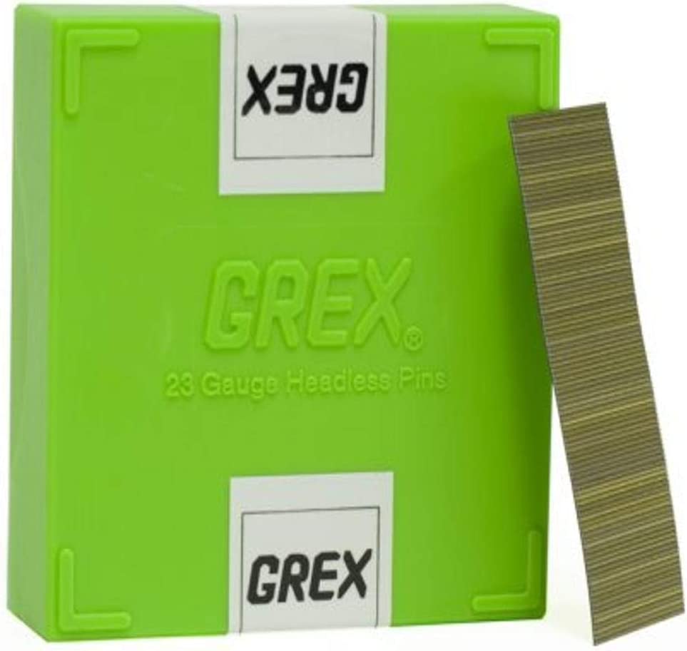 GREX P6/22L 23 Gauge 7/8-Inch Length Headless Pins (10,000 per box)