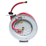 Interstate Pneumatics HSR80-4 Professional Grade Retractable Hose Reel with 1/4 Inch x 50 Feet Rubber Hose