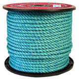 CWC Blue Steel Rope Standard Lay, Teal with Dark Blue Tracer