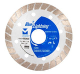 Mercer Abrasives Industries 660400 Blue Lightning Turbo Diamond Blade, 4-Inch