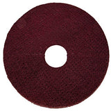 Americo Floor Pads, Maroon Conditioning, 17 Inch with 3-Inch Center Hole (10 PK)