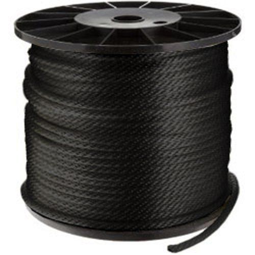 CWC Solid Braid Nylon Rope Spool, Black (3/16 x 3000' - 825 lbs