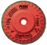 Pearl REDLINE 4-1/2" x 5/8"-11 CBT Trimmable Flap Disc - 40GRIT (Pack of 10)