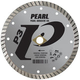 Pearl Abrasive P3 DIA045BL General Purpose Flat Core Turbo Blade 4-1/2 x .080 x 7/8, 5/8