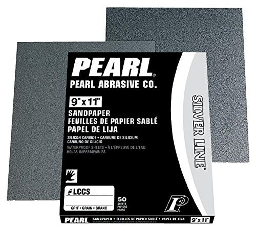 Pearl 9"x11" Premium Sandpaper Sheets C240 Grit - Waterproof