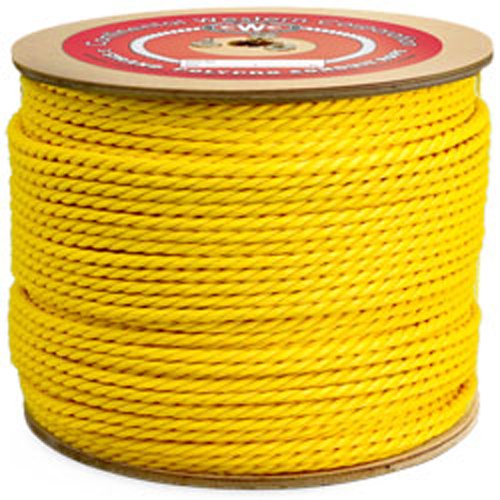 PolyPRO Yellow Rope - 3 Strand - 3/4 x 600', 7650 lbs Tensile (1 Spool) -  CWC-300150