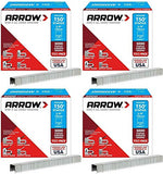 Arrow Fastener 506IP Genuine T50 3/8-Inch Staples, 5,000-Count - 4 Pack