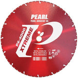 Pearl Abrasive PX4CW16 Xtreme PX-4000 Diamond Blade for Cutting Metal, Red, 16-Inch