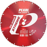 Pearl Abrasive PX4CW14 Xtreme PX-4000 Diamond Blade for Cutting Metal, Red, 14-Inch