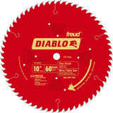 Diablo D1060X 10" 60T Diablo Fine Finish Work Chop Miter and Table Saw Bl