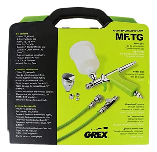 Grex Combo Kit w/ Tritium TS Airbrush & AC1810 Compressor