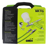 GREX Tritium.TG Gravity Feed Piston Trigger Micro Spray Gun Set 0.5mm with Bonus by SprayGunner