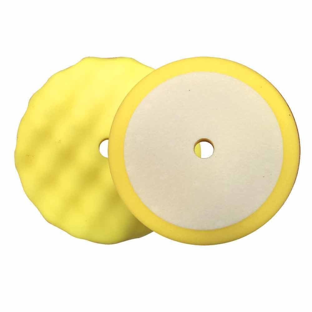 Superior Pads and Abrasives PCY08 8" Buffing Foam Pad for Compounding (Yellow)