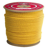 PolyPRO Yellow Rope - 3 Strand - 3/8" x 600', 2430 lbs Tensile (1 Spool) - CWC-300075