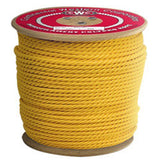PolyPRO Yellow Rope - 3 Strand - 3/8" x 300', 2430 lbs Tensile (1 Spool) - CWC-300073