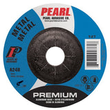 Pearl Premium 4-1/2" x 1/4" x 7/8" Depressed Center Grinding Wheel (Pack of 25)