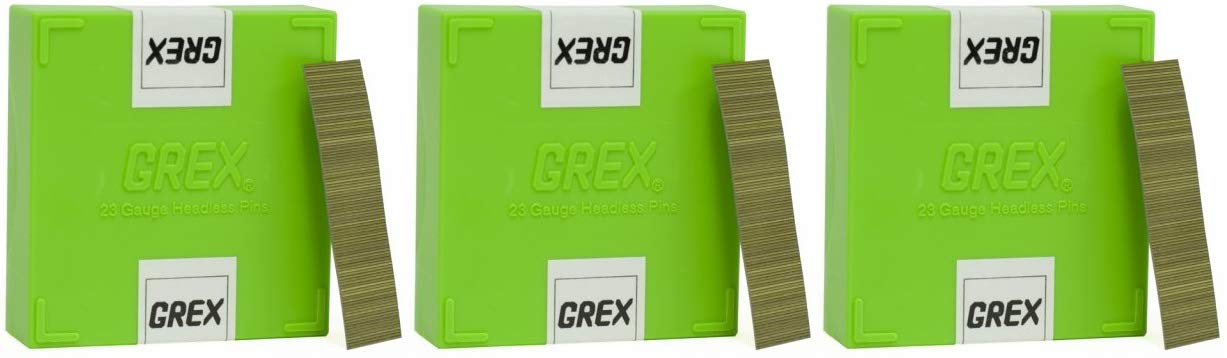 GREX P6/20L 23 Gauge 3/4-Inch Length Headless Pins (10,000 per box)