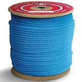 CWC PolyPRO 3-Strand Twisted Polypropylene Rope, Blue (1/4