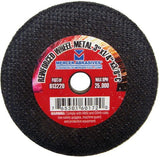 Mercer Abrasives 613200-25 Small Diameter High Speed Fully Reinforced Cut-Off Wheels 3-Inch by 3/16-Inch by 3/8-Inch M, 25-Pack