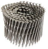 Grip Rite Prime Guard MAXC62874 15-Degree Wire Coil 1-1/4-Inch by .09-Inch Ring Shank, Stainless Steel Siding Nails, 1200 Per Box (2 Pack)